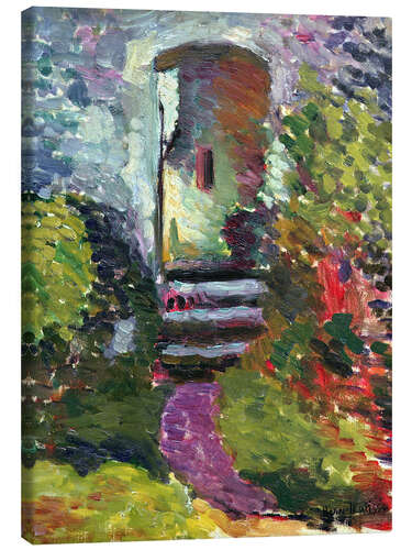 Tableau sur toile Le petit portail du vieux moulin, 1898