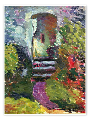 Poster The small gate of the old mill, 1898
