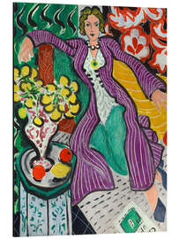 Aluminiumsbilde Woman in a Purple Coat, 1937
