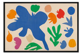 Gerahmter Kunstdruck Die wilden Mohnblumen, 1953 IV