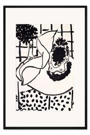 Gerahmter Kunstdruck Stillleben mit Ananas, 1948