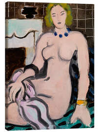 Tableau sur toile Nude by a Fireplace, 1936 - Henri Matisse