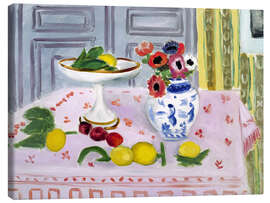 Quadro em tela The Pink Tablecloth, 1925 - Henri Matisse