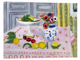 Foam board print The Pink Tablecloth, 1925 - Henri Matisse