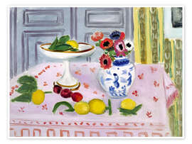 Obraz The Pink Tablecloth, 1925 - Henri Matisse