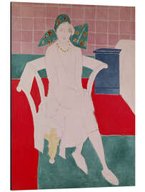 Magnettafel Frau mit Madras-Hut, 1930