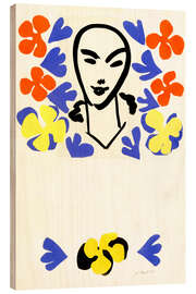 Tableau en bois The Sculpture of Henri Matisse, Poster Design - Henri Matisse
