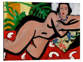 Quadro em alumínio Nude with Palms, 1936