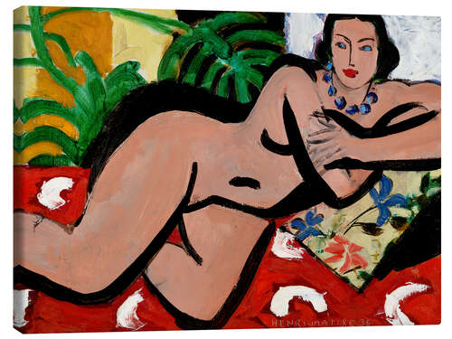 Obraz na płótnie Nude with Palms, 1936