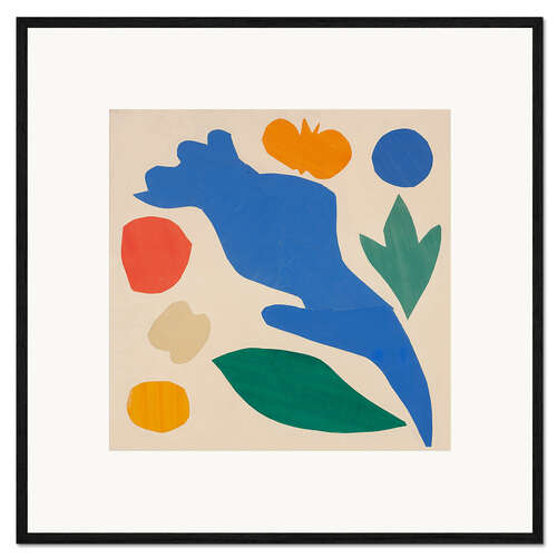 Impressão artística com moldura The Wild Poppies, 1953 I