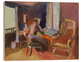 Obraz na drewnie Woman in an Interior, 1902