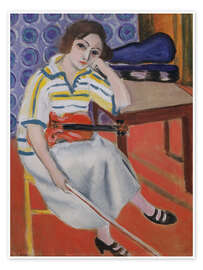 Tavla Woman with Violin - Henri Matisse