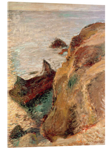 Acrylic print Rocks and Sea, 1897