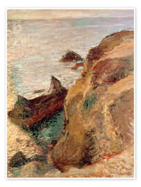 Wall print Rocks and Sea, 1897 - Henri Matisse