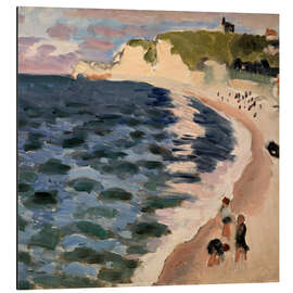Tableau en aluminium Etretat, The Sea, 1921
