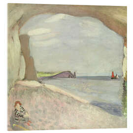 Acrylglasbild Etretat, das rote Segel - Henri Matisse