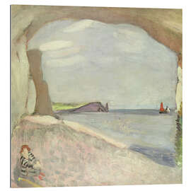 Gallery Print Etretat, das rote Segel