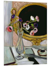 Hartschaumbild Anemone und Spiegel, 1920