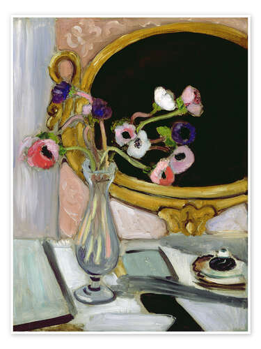 Plakat Anemone and Mirror, 1920