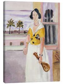 Canvas print Woman with Mandolin, 1922