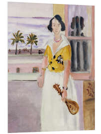 PVC-tavla Woman with Mandolin, 1922