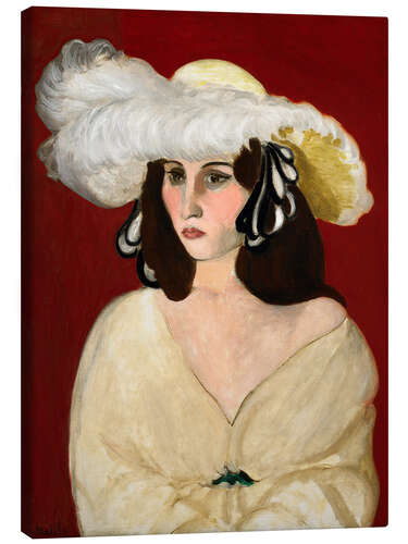 Canvas print White Plumes, 1919