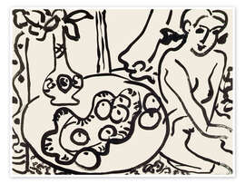 Póster Still Life with Nude, 1947