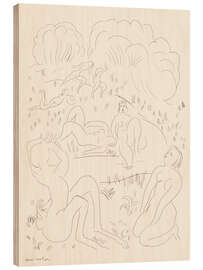 Wood print Figures in a Landscape, 1932 - Henri Matisse