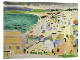 Akrylbillede View of the Bay of Tangier
