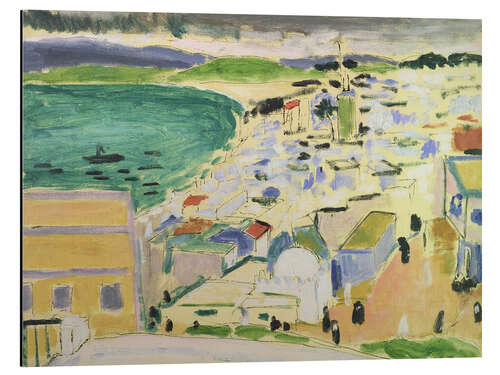 Aluminium print View of the Bay of Tangier