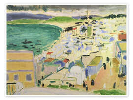 Wall print View of the Bay of Tangier - Henri Matisse