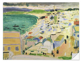 Wandsticker Blick auf die Bucht von Tanger