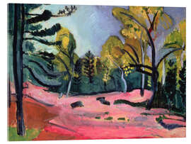 Tableau en verre acrylique Forest of Fontainebleau, 1909