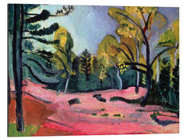 Aluminium print Forest of Fontainebleau, 1909 - Henri Matisse