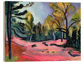 Trätavla Forest of Fontainebleau, 1909 - Henri Matisse