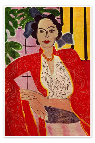 Poster Woman with Pearl Necklace, 1937