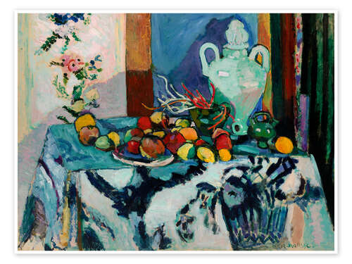 Póster Blue Still Life, 1907