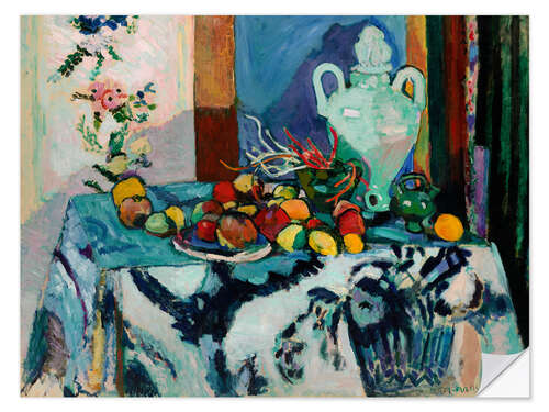 Autocolante decorativo Blue Still Life, 1907