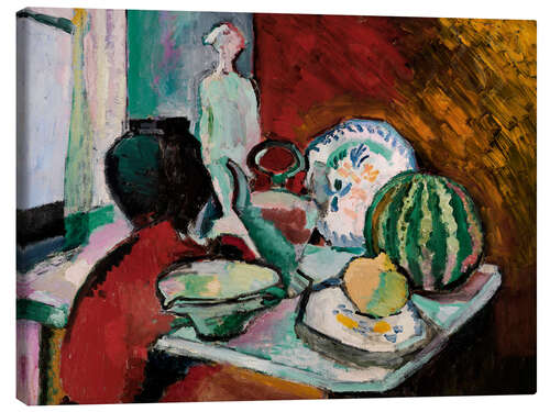 Lærredsbillede Still Life with Melon, 1905