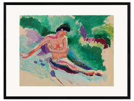 Framed art print Seated Nude, 1906