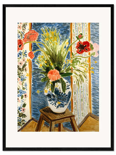 Ingelijste kunstdruk Poppies, 1919