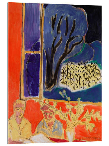 Gallery print Two Girls in a Coral Interior, Blue Garden, 1947