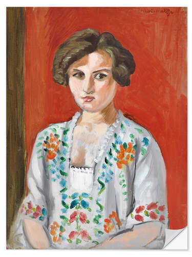 Självhäftande poster The Bulgarian Blouse, 1920