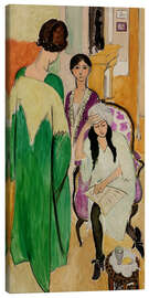 Canvas print The Three Sisters with a Sculpture, 1917