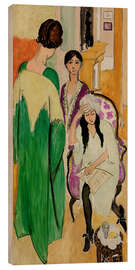 Hout print The Three Sisters with a Sculpture, 1917