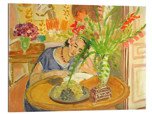 Stampa su plexi-alluminio Femme aux Glaieuls, 1922
