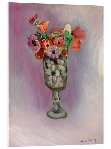 Gallery print Anemones in a Glass Vase, 1919