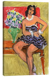 Obraz na płótnie Dancer in a Blue Tutu, 1942 - Henri Matisse