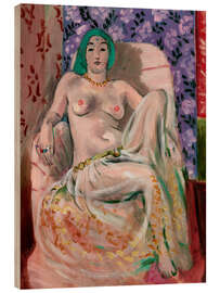 Holzbild Sitzende Odaliske, 1922