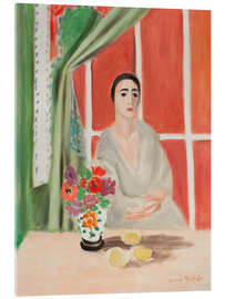 Quadro em acrílico Figure with curtain - Henri Matisse